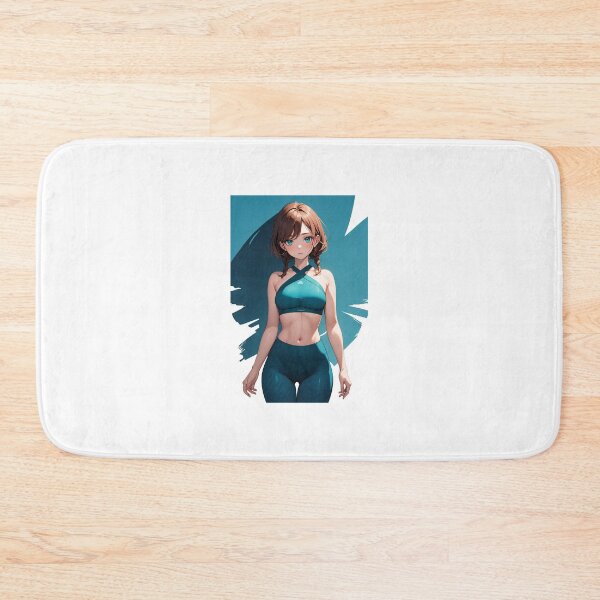 Item preview, Mita Koyomi Athletic Anime Girl Fitness Aesthetic designed and sold by iloveanimechibi.