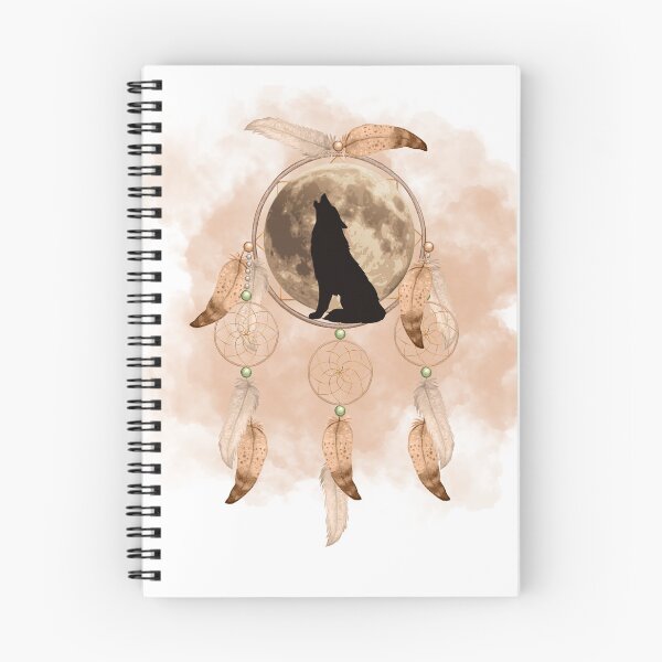 Item preview, Lunar Howl – Dreamcatcher designed and sold by Unefleuralafois.