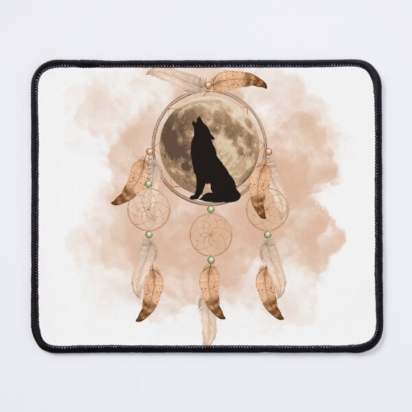 Item preview, Lunar Howl – Dreamcatcher designed and sold by Unefleuralafois.