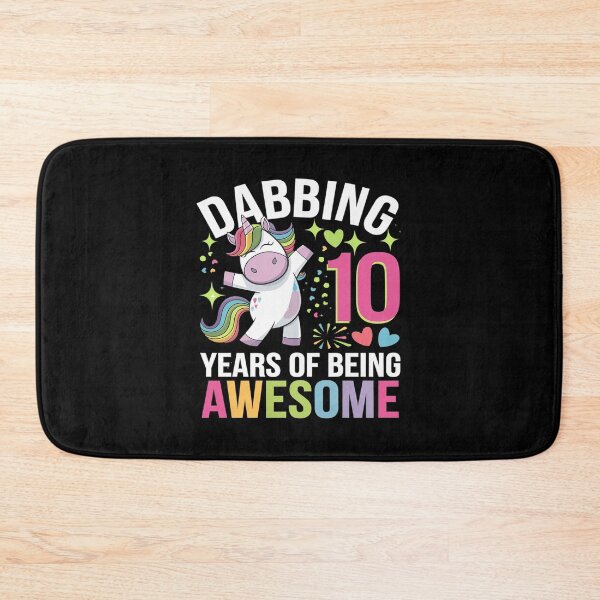 Item preview, 10 Year Old Unicorn Dabbing 10th Birthday Girl Unicorn Party  designed and sold by joyouartArt.