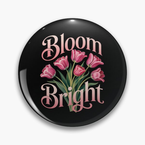 Item preview, Bloom Bright Pink Tulip Floral Statement designed and sold by Voidbinder.