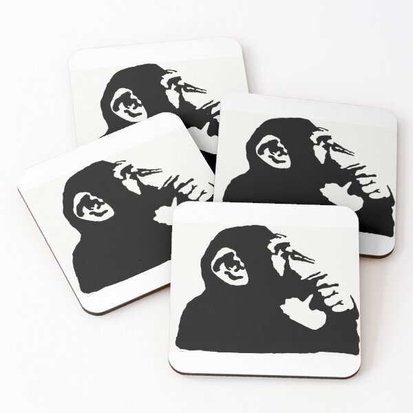 Item preview, Chimpanzee In Deep Thoughts  designed and sold by Chad's Fresh Art.