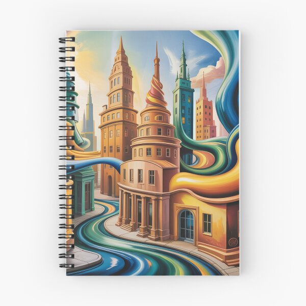 Item preview, А fantastical cityscape. designed and sold by Lilashakti ⭐️ ⭐️ ⭐️ ⭐️ ⭐️.