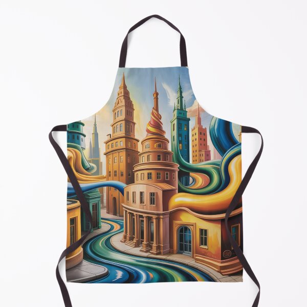 Item preview, А fantastical cityscape. designed and sold by Lilashakti ⭐️ ⭐️ ⭐️ ⭐️ ⭐️.