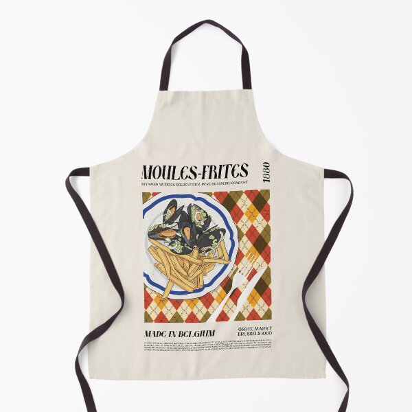 Item preview, Belgian Moules-Frites Wall Art designed and sold by SurfolioPrints.