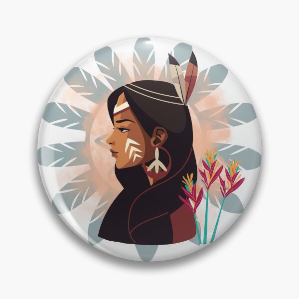 Item preview, Floral profile – spirit and feathers designed and sold by Unefleuralafois.