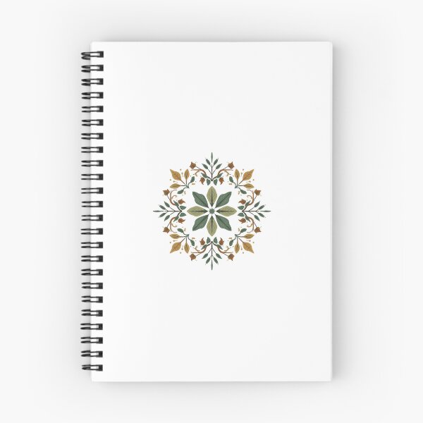 Item preview, Botanical Ring Shaped Leaves and Floral Design designed and sold by Wa Wonder.