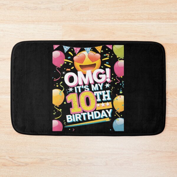 Item preview, 10th Birthday Balloon 10 Years Old Bday  designed and sold by angolinnArt.