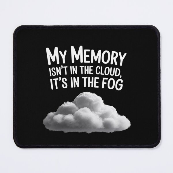 Item preview, Blurry Italic Foggy Memory Cloud designed and sold by Voidbinder.