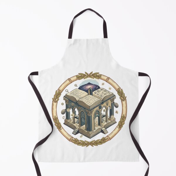 Item preview, Quality Learning Center – Fantasy Academic Emblem with Open Book, Temple & Cosmic Knowledge Art designed and sold by Gurjeetpixelart.