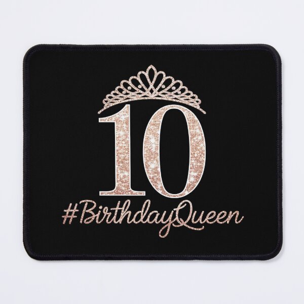 Item preview, 10th Birthday Girls Double Digits Rose Colored designed and sold by joyouartArt.
