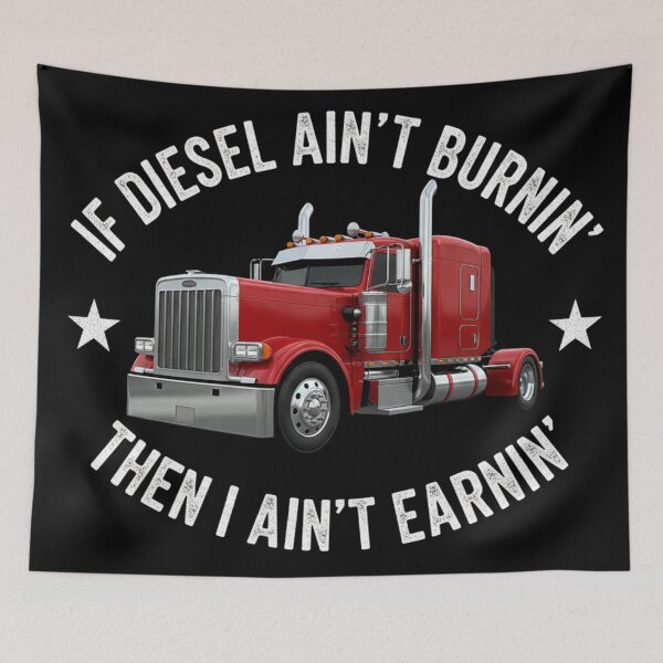 Item preview, Funny Diesel Trucker Shirt – Big Rig Semi-Truck Driver Humor Gift designed and sold by Alexis Art Collection.