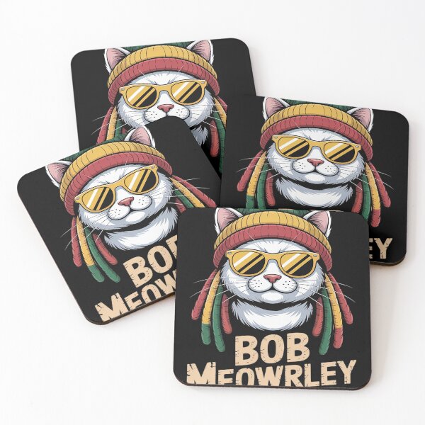 Item preview, Bob Meowrley Funny Cat Reggae Rasta Lover designed and sold by Voidbinder.