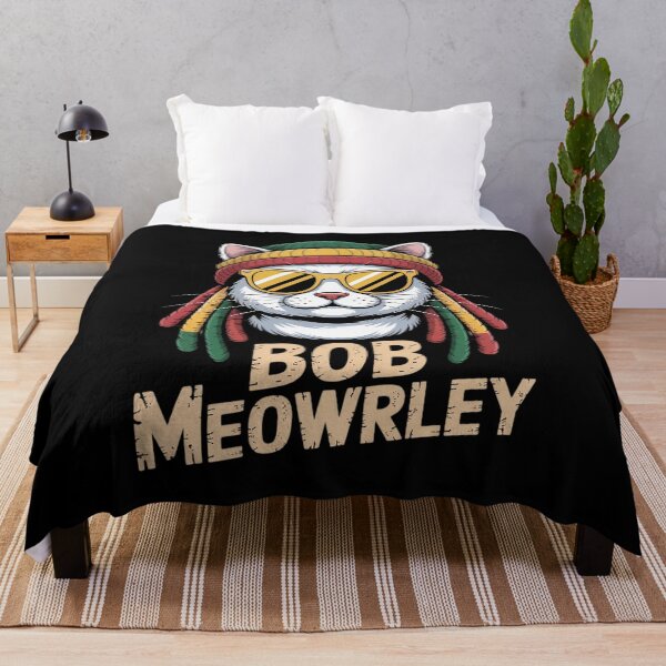 Item preview, Bob Meowrley Funny Cat Reggae Rasta Lover designed and sold by Voidbinder.