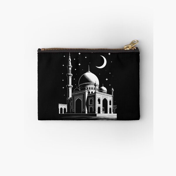 Item preview, Grand Mosque Architecture Crescent Moon by Night designed and sold by k3rstman1.