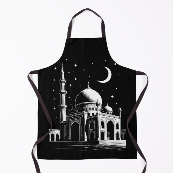 Item preview, Grand Mosque Architecture Crescent Moon by Night designed and sold by k3rstman1.