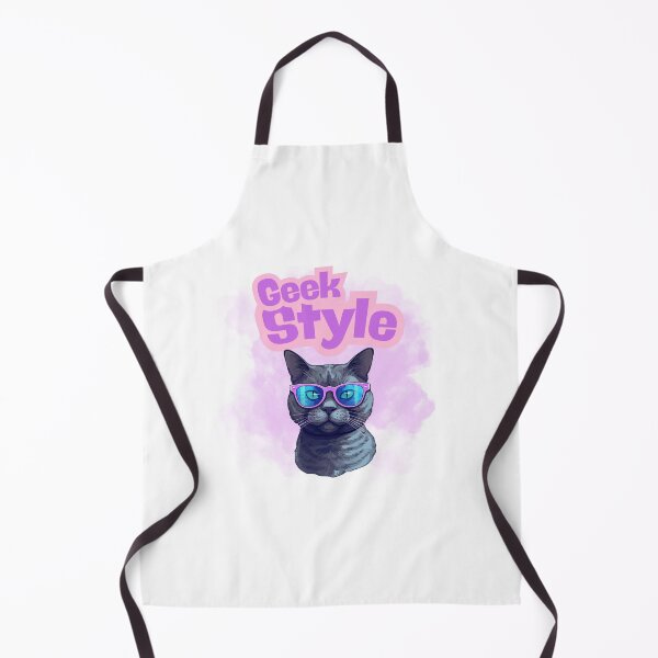 Item preview, Geek Style Cat designed and sold by Unefleuralafois.