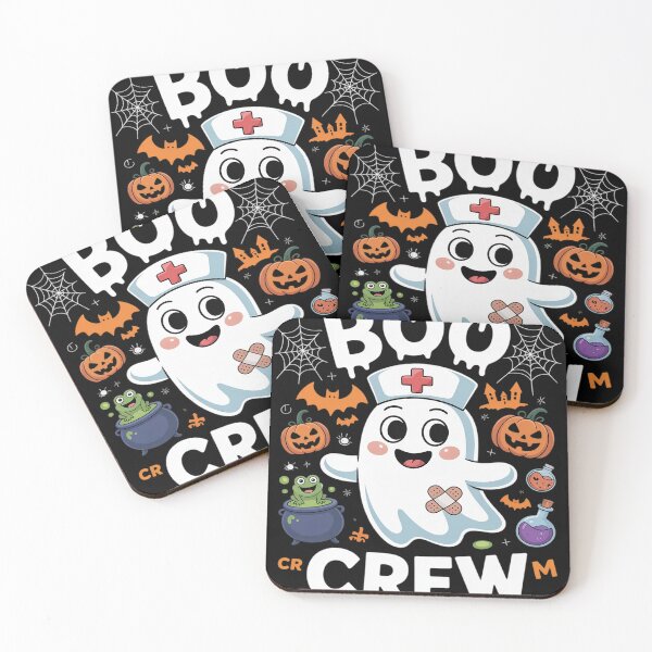 Item preview, Boo Boo Crew Nurse Costume Funny Ghost Halloween Nurse designed and sold by Voidbinder.