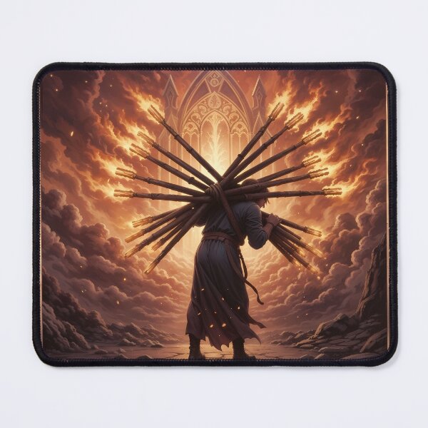 Item preview, Ten of Wands - Cosmic Tarot Edition designed and sold by KYOFRAME.
