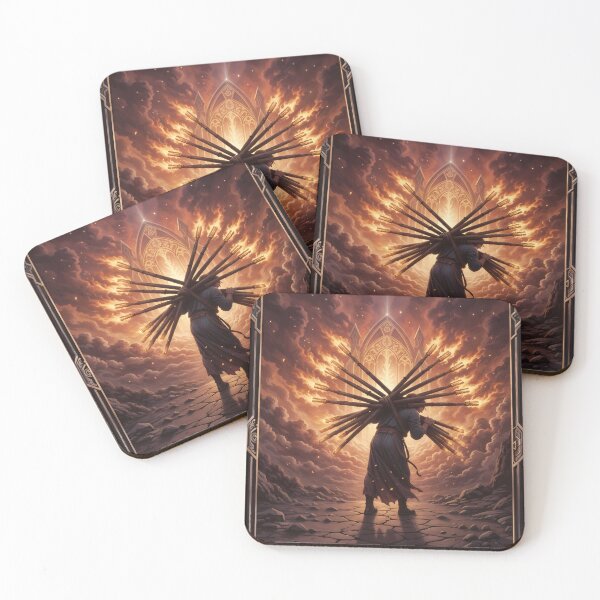 Item preview, Ten of Wands - Cosmic Tarot Edition designed and sold by KYOFRAME.
