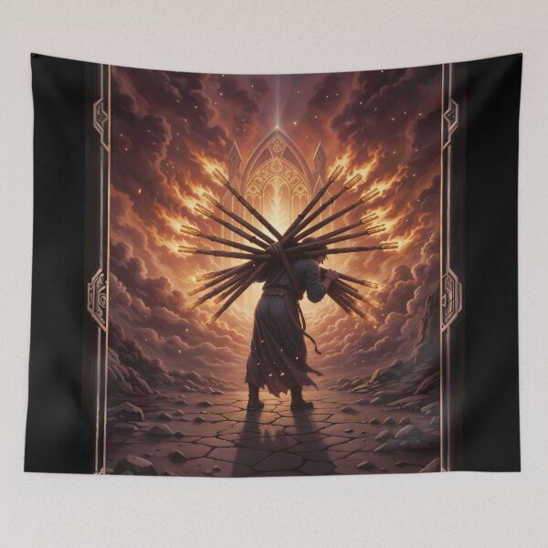 Item preview, Ten of Wands - Cosmic Tarot Edition designed and sold by KYOFRAME.