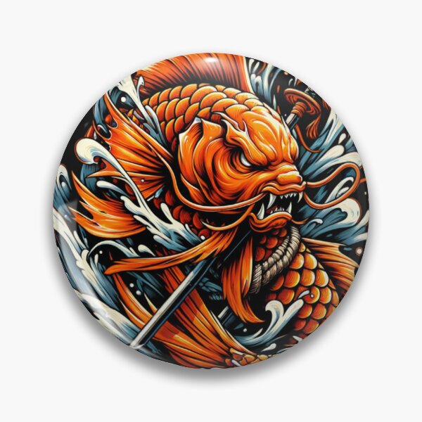Item preview, Samurai Koi Warrior Splash Art designed and sold by RynTheArtist.