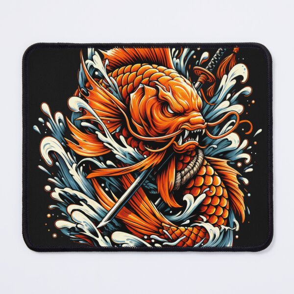 Item preview, Samurai Koi Warrior Splash Art designed and sold by RynTheArtist.
