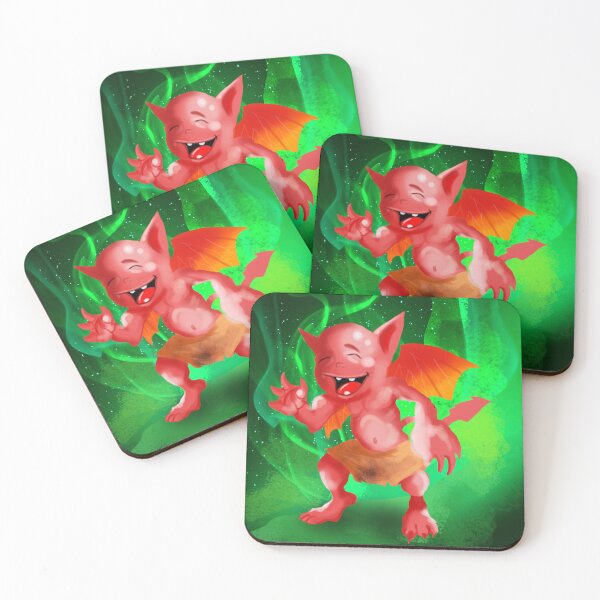 Item preview, Imp on Green  designed and sold by Digital Attic 95.