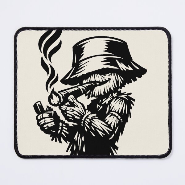 Item preview,  Cigar Straw Man – Black-Ink POD Print for Light T-Shirts designed and sold by JonelCrafts.