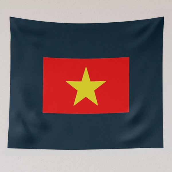 Item preview, Vietnam Flag Map designed and sold by vibeno1.