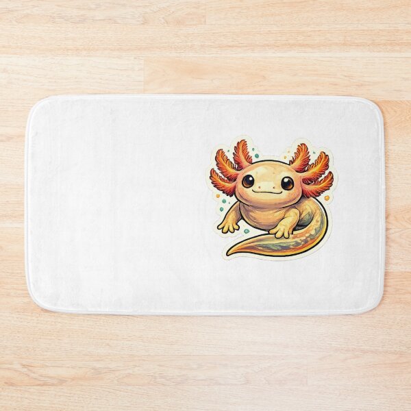 Item preview, Cute Kawaii Axolotl Illustration designed and sold by Combat Skies.