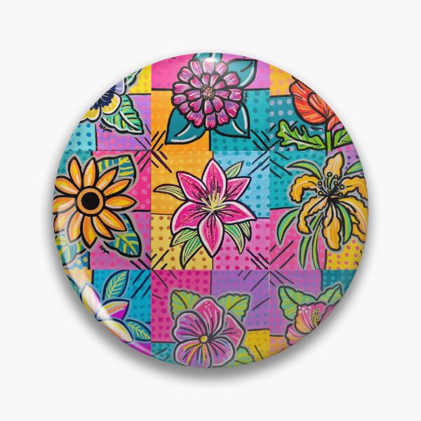Item preview, ‘Pop Art flower Collection’ designed and sold by Rebecca Lyon Art .