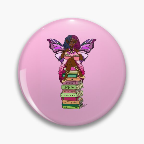 Item preview, Melanin Book Fairy designed and sold by winsbooks.