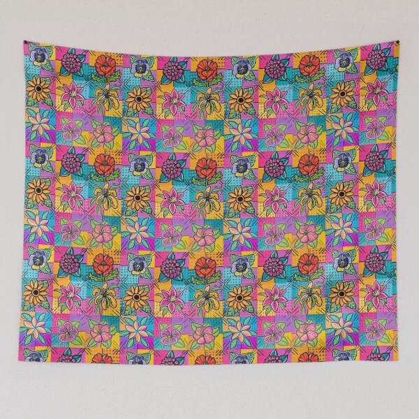 Item preview, ‘Pop Art flower Collection’ designed and sold by Rebecca Lyon Art .