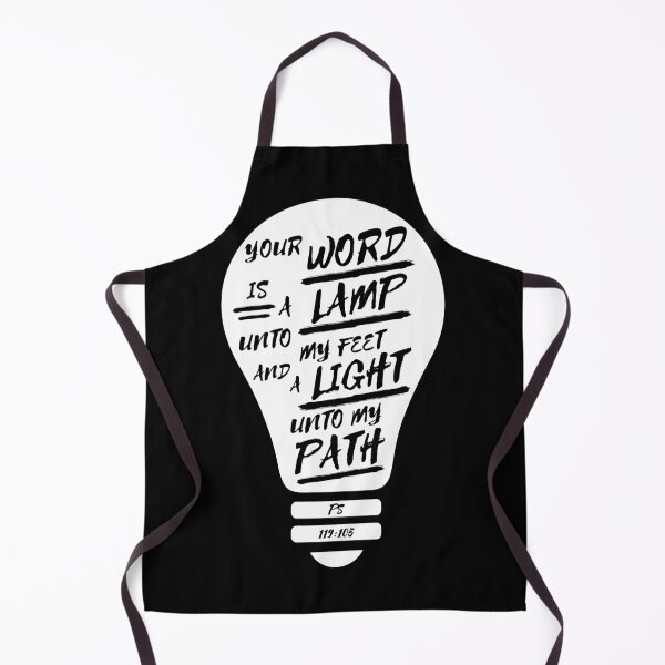 Item preview, Psalm 119:105 Bible Verse Light Bulb Illustration (KJV) designed and sold by Clothed in Scripture.