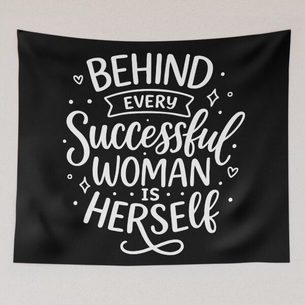 Item preview, Behind Every Successful Woman Is Herself designed and sold by CreareAT.