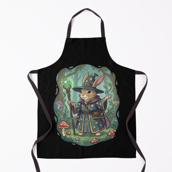 Item preview, Whimsical Bunny Wizard Fantasy Forest Adventure designed and sold by k3rstman1.