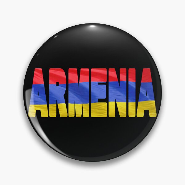 Item preview, ARMENIA - Flag Flying in Wind cut to Letters Souvenir Sticker Shirt designed and sold by Adam Gormley.