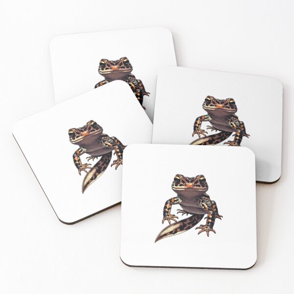 Item preview, Cute Fire Salamander Illustration – Realistic Orange and Black  designed and sold by Combat Skies.
