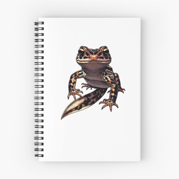 Item preview, Cute Fire Salamander Illustration – Realistic Orange and Black  designed and sold by Combat Skies.