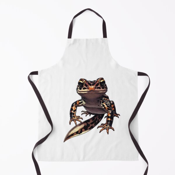 Item preview, Cute Fire Salamander Illustration – Realistic Orange and Black designed and sold by Combat Skies.