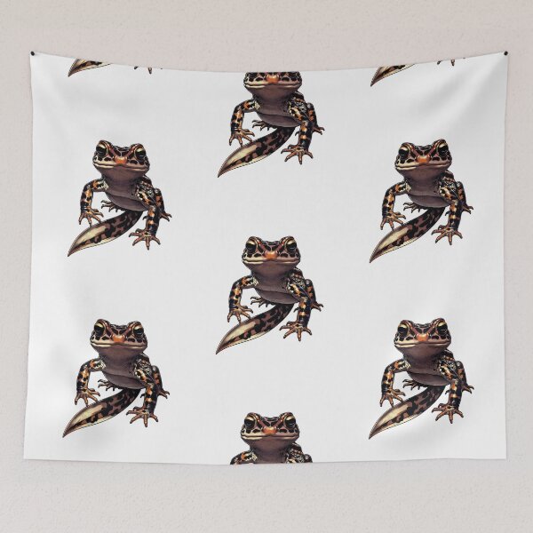Item preview, Cute Fire Salamander Illustration – Realistic Orange and Black  designed and sold by Combat Skies.