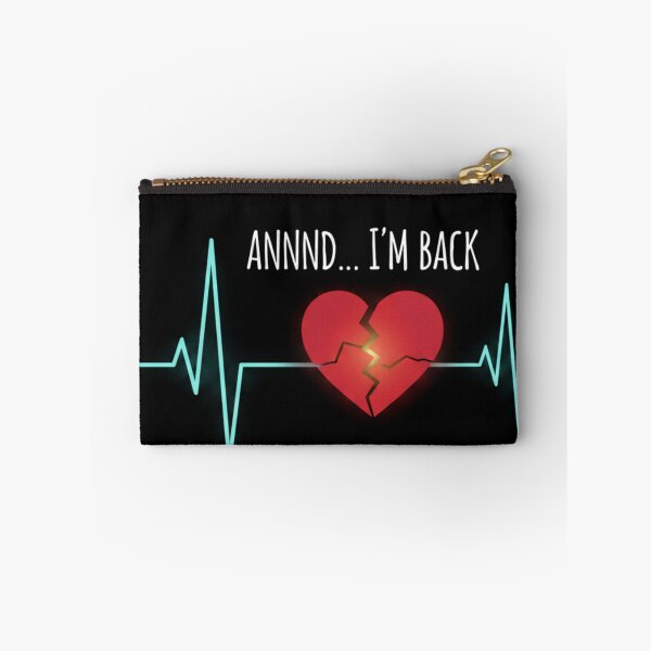 Item preview, Annnd I’m Back – Funny Heart Attack Survivor Quote designed and sold by Alexis Art Collection.
