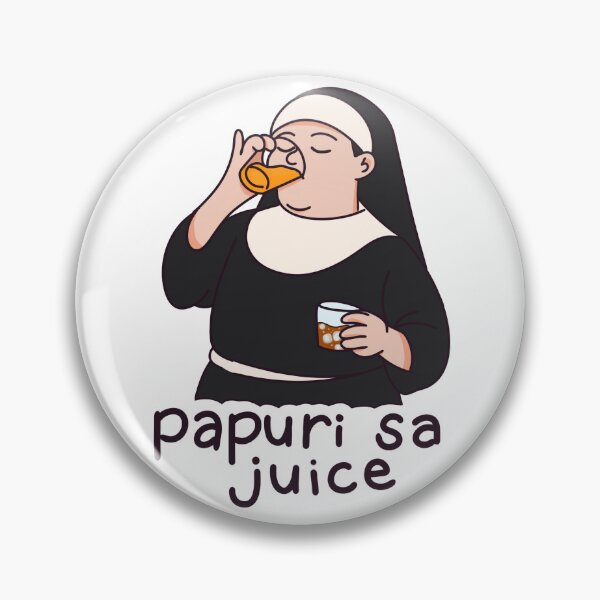 Item preview, Nun With Alcohol Shot Humor Sticker designed and sold by animakr.