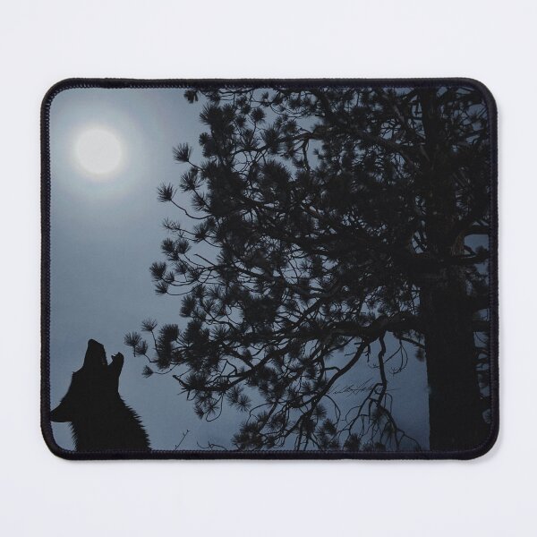 Item preview, Wolf Moon Behind the Ponderosa Pine designed and sold by PolkaDotStudio.