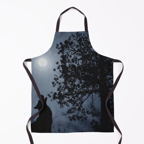 Item preview, Wolf Moon Behind the Ponderosa Pine designed and sold by PolkaDotStudio.