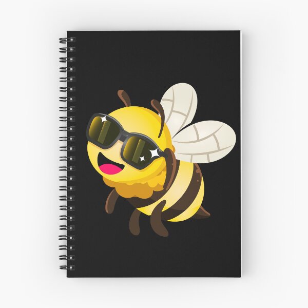 Item preview, Cool cute bee with sunglasses cartoon designed and sold by criptart.