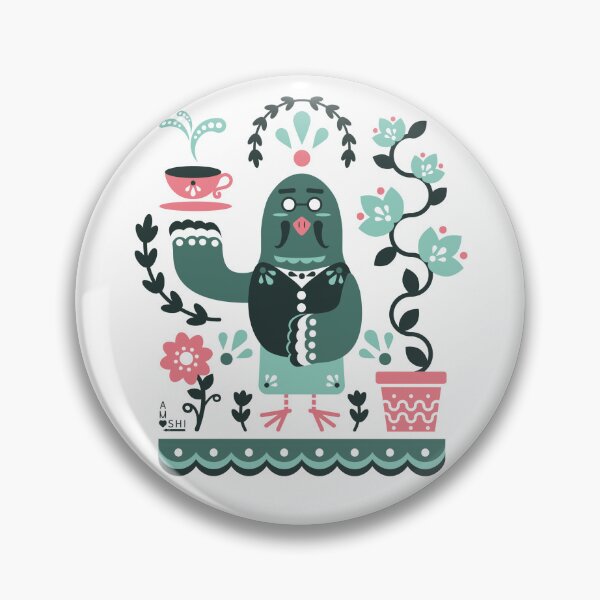 Item preview, Brewster Danish Folk Art - Animal Crossing designed and sold by Amoshi Art & Design.
