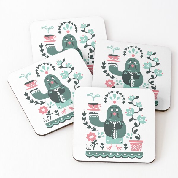 Item preview, Brewster Danish Folk Art - Animal Crossing designed and sold by Amoshi Art & Design.