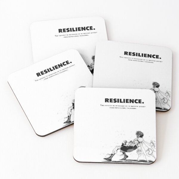 Item preview, Ippo Makunouchi Resilience - Hajime no Ippo Boxing Gym Motivation Art designed and sold by Mangartist07.